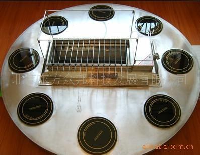 供應(yīng)優(yōu)冠牌小火鍋燒烤桌木炭自動(dòng)燒烤機(jī)