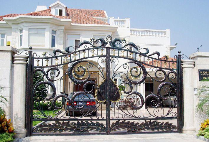 供應武漢豪華鐵藝大門鴻博造