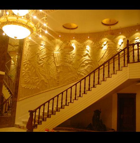 砂巖背景墻之鴻博砂巖圖片