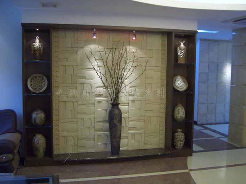 供應砂巖背景墻之鴻博砂巖