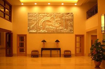 供應(yīng)鴻博砂巖背景墻