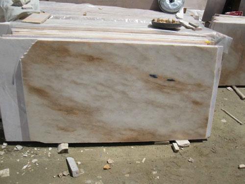 河南晚霞紅天然大理石建筑板材圖片