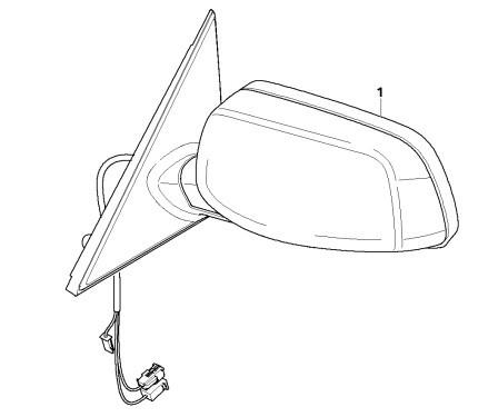 供应宝马520i525i530i倒车镜后视镜