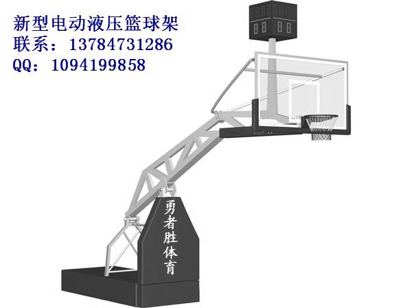 遙控電動液壓籃球架圖片