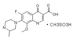 甲磺酸加替沙星新型氟喹诺酮类图片