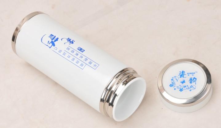 香港澳門高級陶瓷內(nèi)膽直桿保溫杯圖片