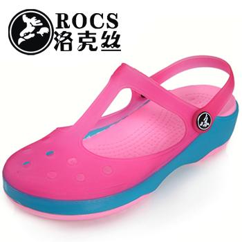 ROCS洛克丝女果冻鞋正品洞洞鞋图片