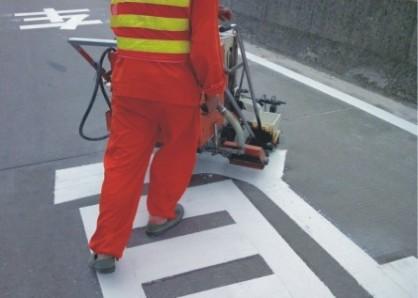 佛山道路標(biāo)線施工圖片