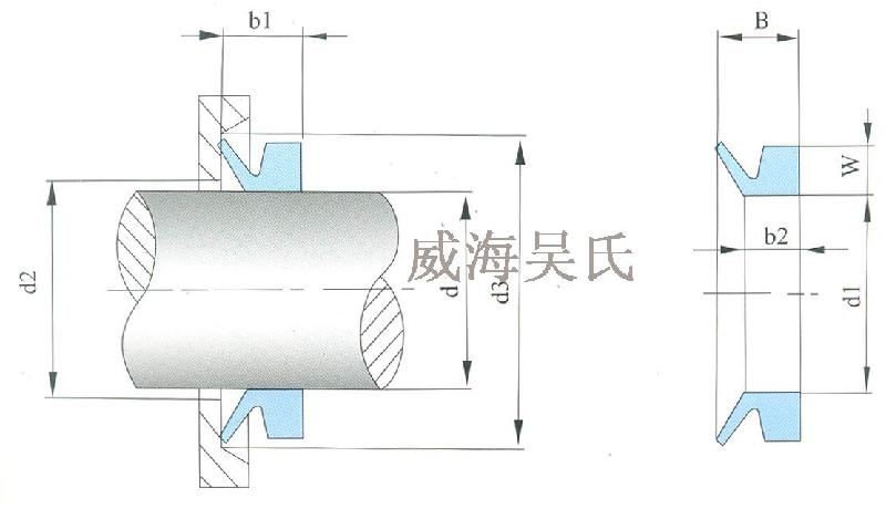 供应山东VA型水封-威海吴氏