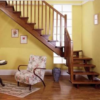 樓梯天津鑫印實木樓梯閣樓樓梯圖片