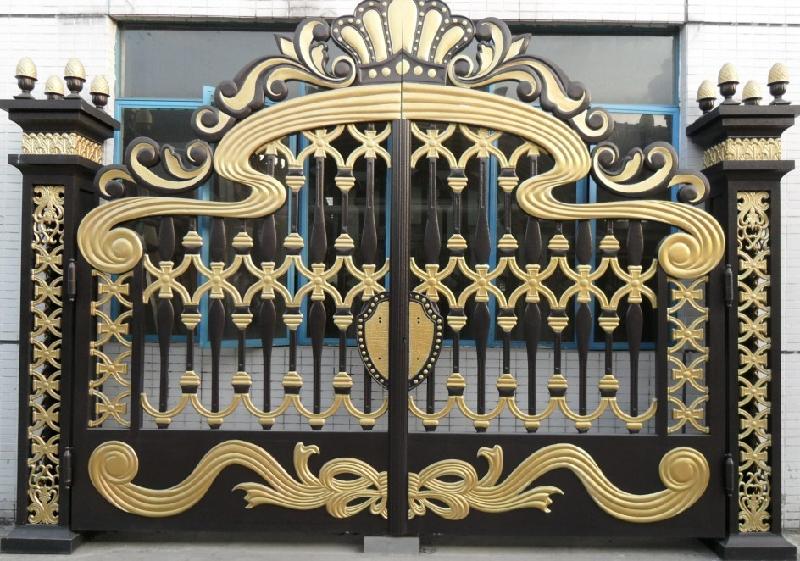 山西東易門(mén)業(yè)DY-1317鑄鋁別墅門(mén)圖片