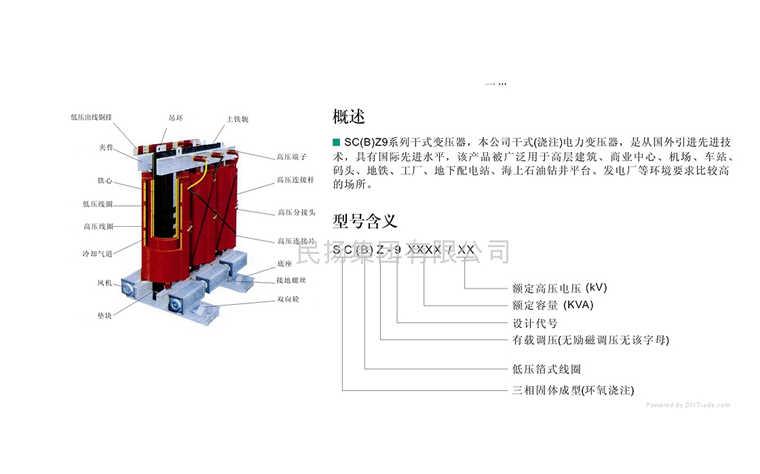 供應(yīng)SCBZ9系列干式變壓器