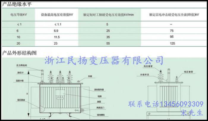 温州市非晶合金油浸式变压器厂家供应非晶合金油浸式变压器