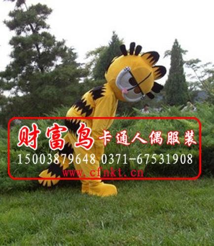 鄭州財(cái)富鳥卡通人偶服裝廠家公仔人圖片