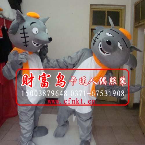 供應(yīng)鄭州財(cái)富鳥出租動喜洋洋卡通人偶服