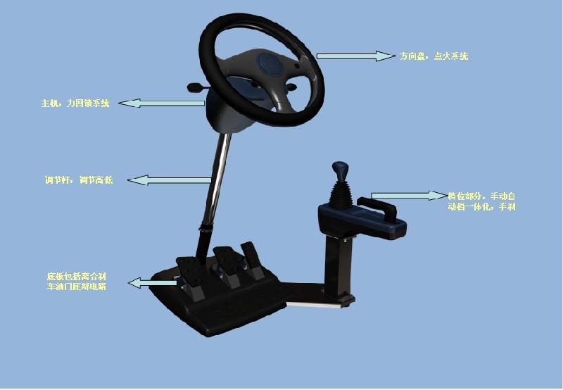 供应友友车友汽车驾驶模拟器，可以带回家的学车工具图片