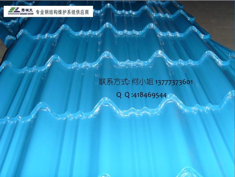 780型仿古彩鋼琉璃瓦圖片