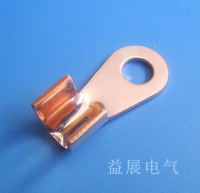 益展電氣專業(yè)生產(chǎn)開口鋁線鼻子度錫銅鼻子銅鼻子批發(fā)開口電纜銅鼻子