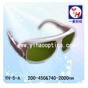 截止防護(hù)波段200-450/740-2000寬光譜激光護(hù)目鏡YH