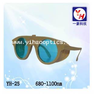680-1100NM寬光譜式激光防護(hù)鏡激光護(hù)目鏡防激光眼鏡YH-