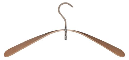 展示褲衫夾板衣架/實木高檔衣架圖片