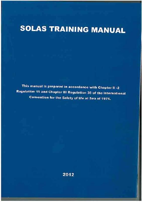 2012年船舶訓(xùn)練消防安全手冊(cè)圖片