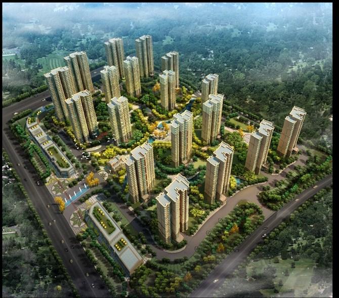 專業(yè)承接房地產(chǎn)*效果圖設(shè)計(jì)、房地產(chǎn)樓群鳥(niǎo)瞰圖設(shè)計(jì)——自由設(shè)計(jì)師