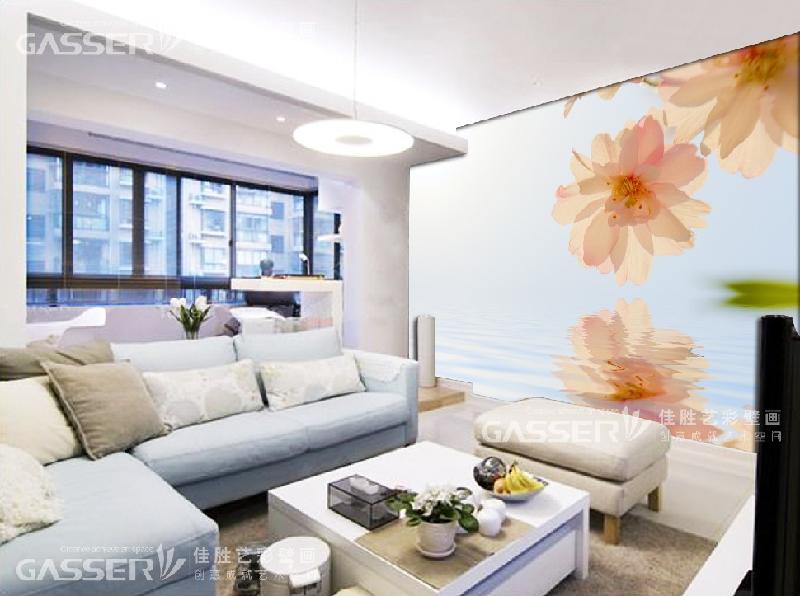 供應(yīng)廣東酒店主題墻紙壁紙印花訂制