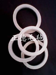 供應(yīng)密封圈 軸承密封 白色羊毛氈密封 羊毛密封圈 帶膠密封圈