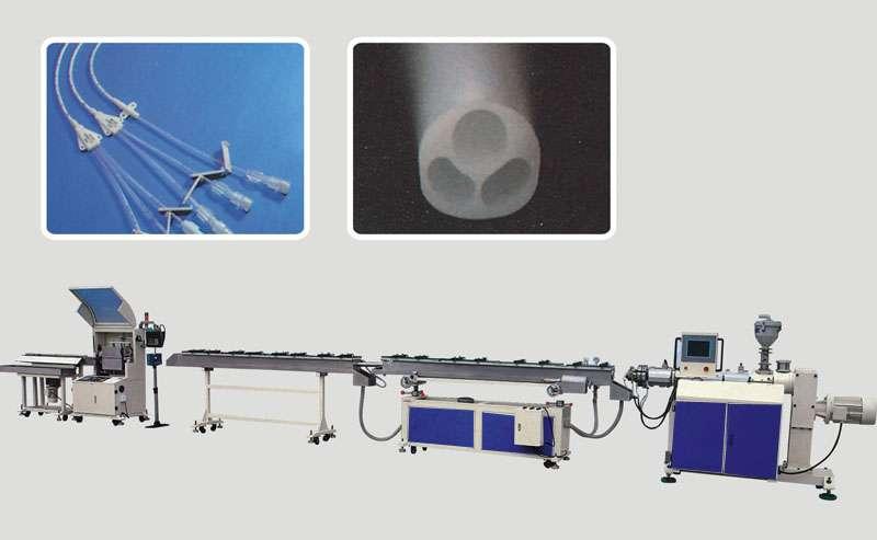 供应精密医疗管挤出机医疗管生产线