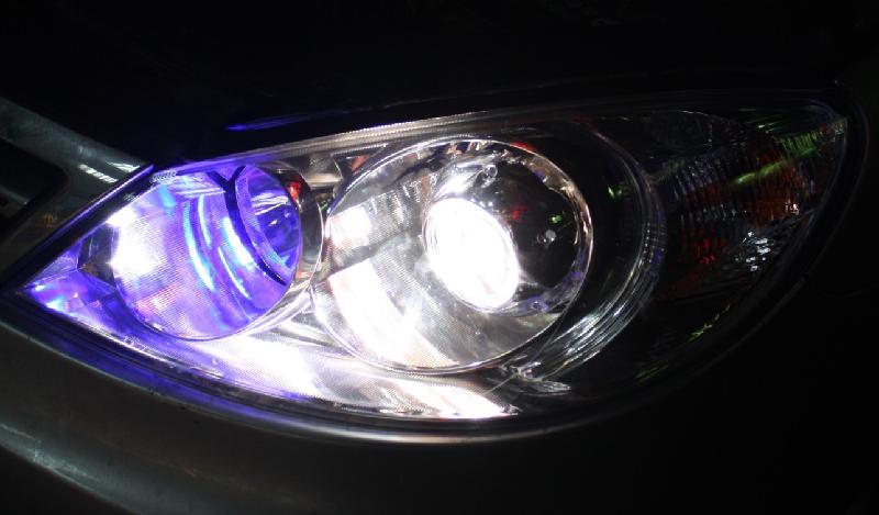 南寧朗逸改雙光透鏡圖片