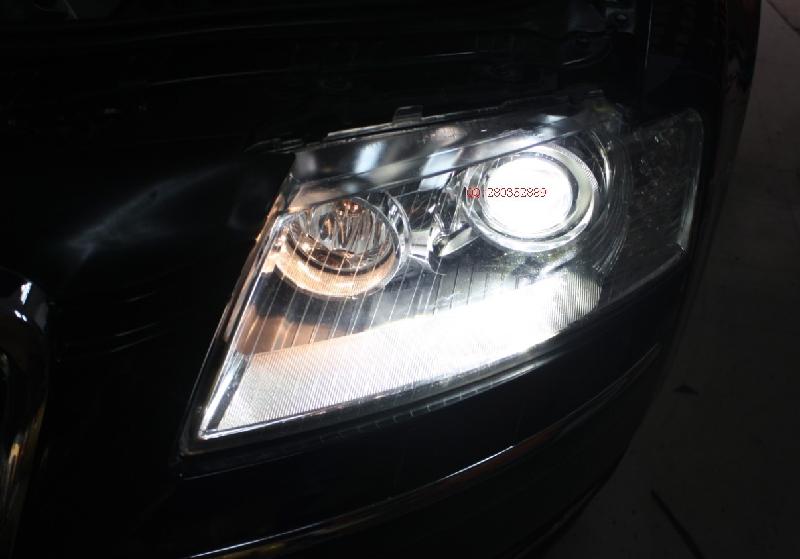 奧迪A8L改裝海拉3雙光透鏡南寧星宇專業(yè)改燈店作品