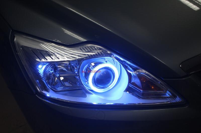 供應(yīng)南寧?？怂垢腝5雙光透鏡+LED行車(chē)燈+藍(lán)色天使眼