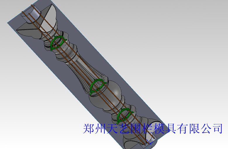 供应花瓶柱钢筋卡扣图阳台护栏水泥围栏