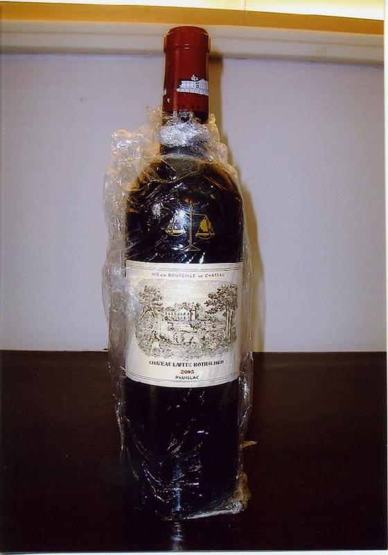 2005年拉菲古堡正牌紅酒大拉菲圖片