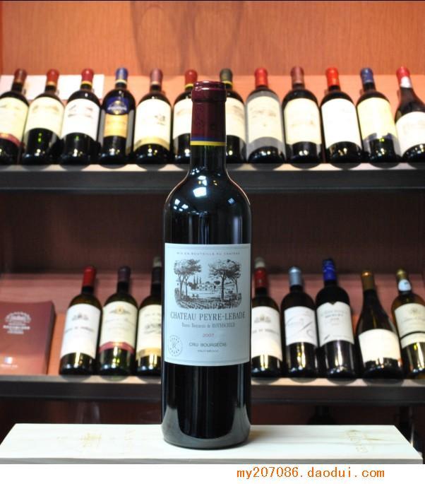 2007年巖石古堡干紅葡萄酒圖片