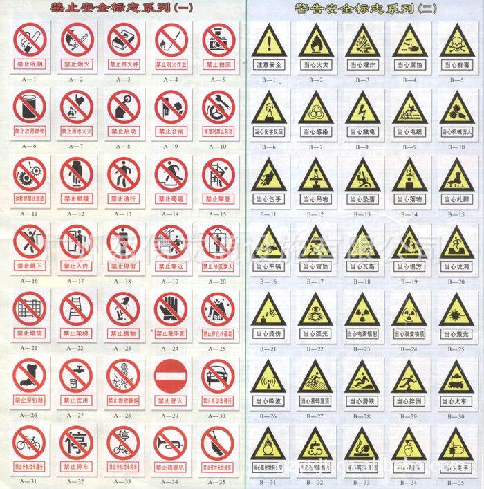 标志牌导向牌警示牌施工路牌图片