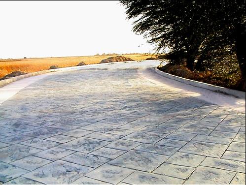 申新供應(yīng)商供應(yīng)西安藝術(shù)壓花地坪，西安硅pu球場  防滑止滑坡道