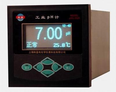 上?？扑{(lán)pHG-2026型工業(yè)pH計(jì)圖片