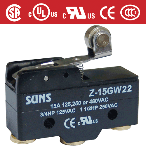 Z15GW22基本型微動開關(guān)圖片