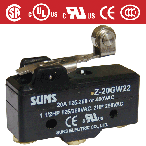 供應Z-20GW22高容量型微動開關