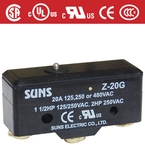 Z20G高容量型微動開關(guān)圖片