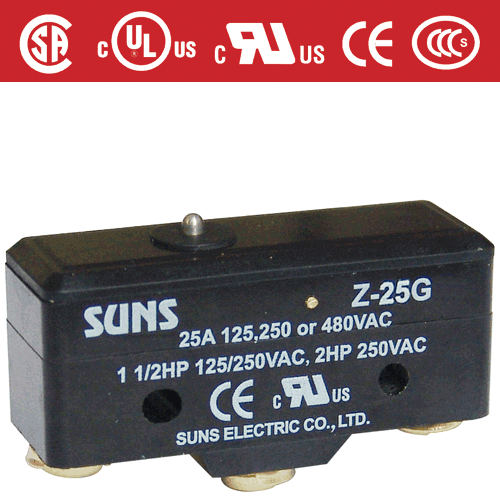 Z-25G高容量型微動開關(guān)圖片