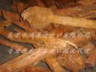 大红酸枝进口清关代理图片