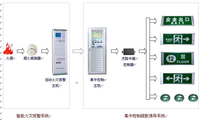 供应智能消防应急照明疏散系统图片