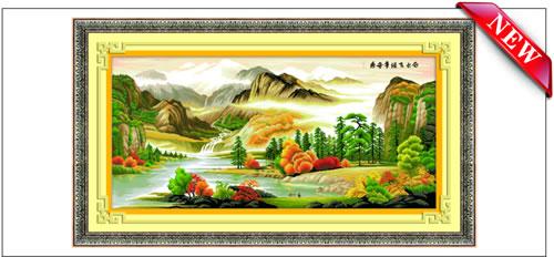 長(zhǎng)沙精準(zhǔn)100印花十字繡Q344504694圖片