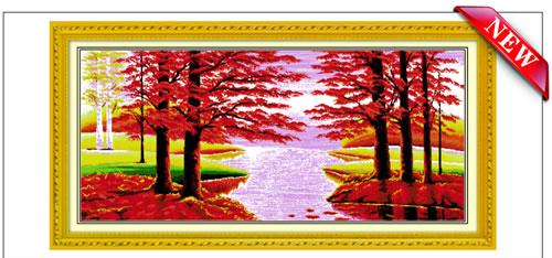 供應(yīng)專批100精準(zhǔn)印花十字繡15825759222