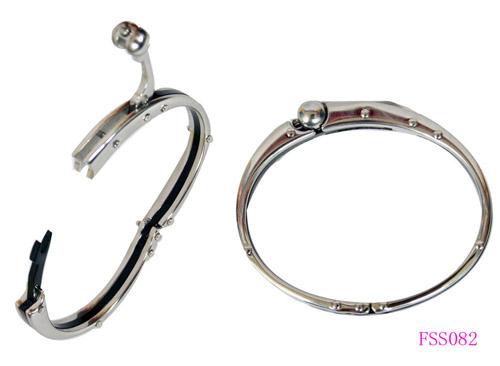 供應(yīng)潮流手鐲 全鏡光面簡約雙開合不銹鋼手鐲