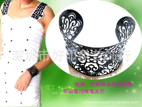 供應(yīng)手鐲加工 好印象新款手鐲 腕上的陽光鏤空全鏡面不銹鋼手鐲