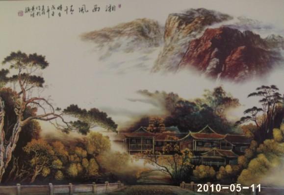 供應(yīng)經(jīng)銷景德鎮(zhèn)組畫瓷片油畫瓷片瓷板畫瓷像定做加工訂制建筑陶瓷產(chǎn)品花瓶